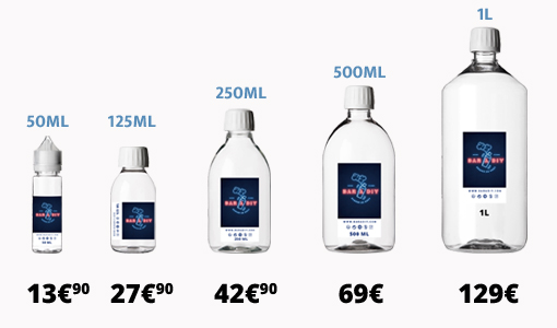 tarifs e-liquides